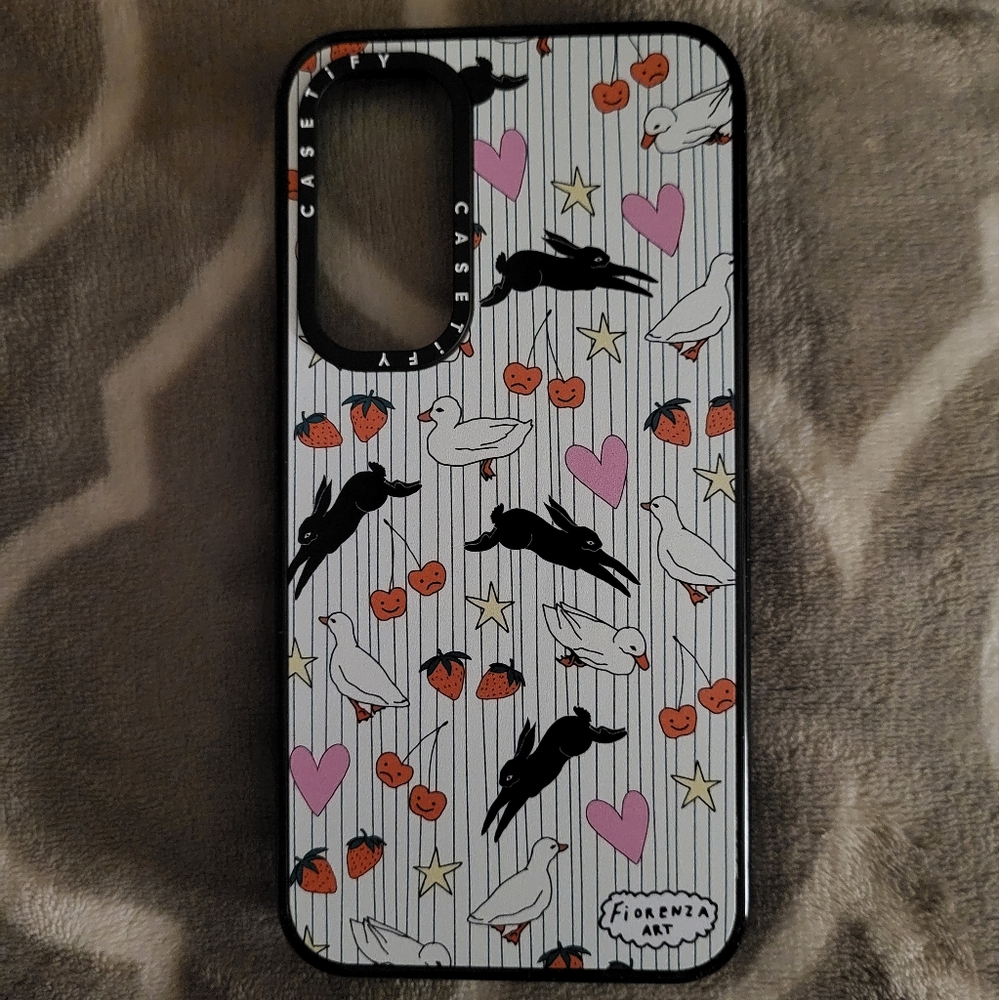 Casetify Black and White Patterned Phone Case